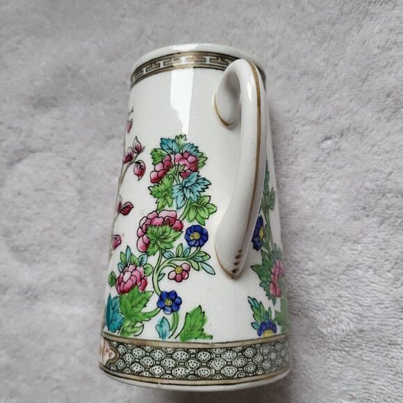 COALPORT INDIAN TREE BONE CHINA MILK PITCHER AD 1750 RARE FIND GUC "BIN E" - Picture 3 of 9